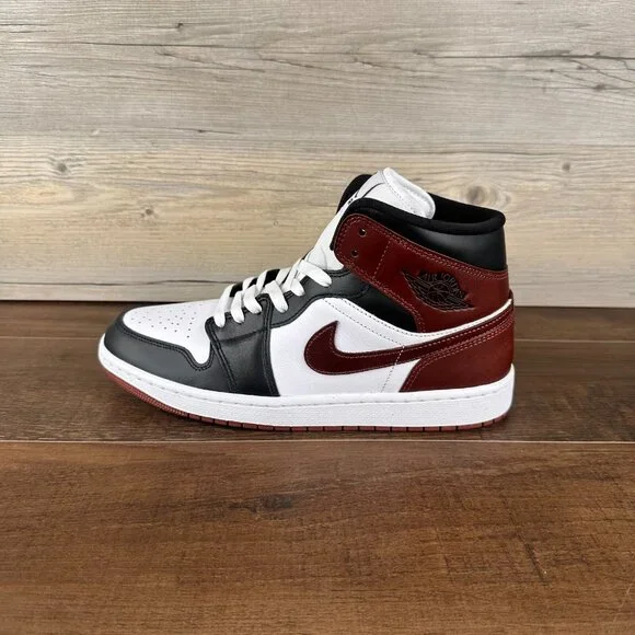 Nike Air Jordan Mid SE Mens Size 14 White Black Dark Pony HF3216 102